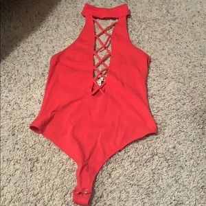 Red Bodysuit